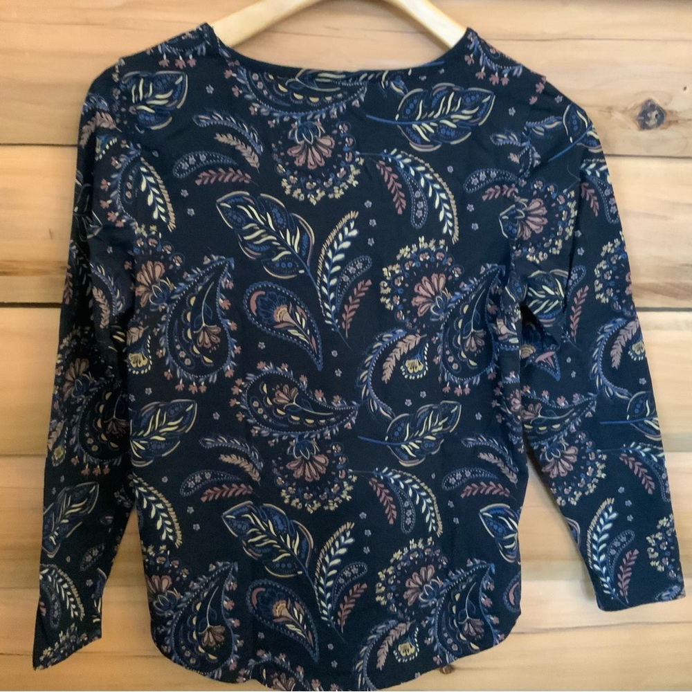 Christopher & Banks Long-Sleeve Fall Print Tee – Women’s Small long sleeve tee. - Picture 4 of 4